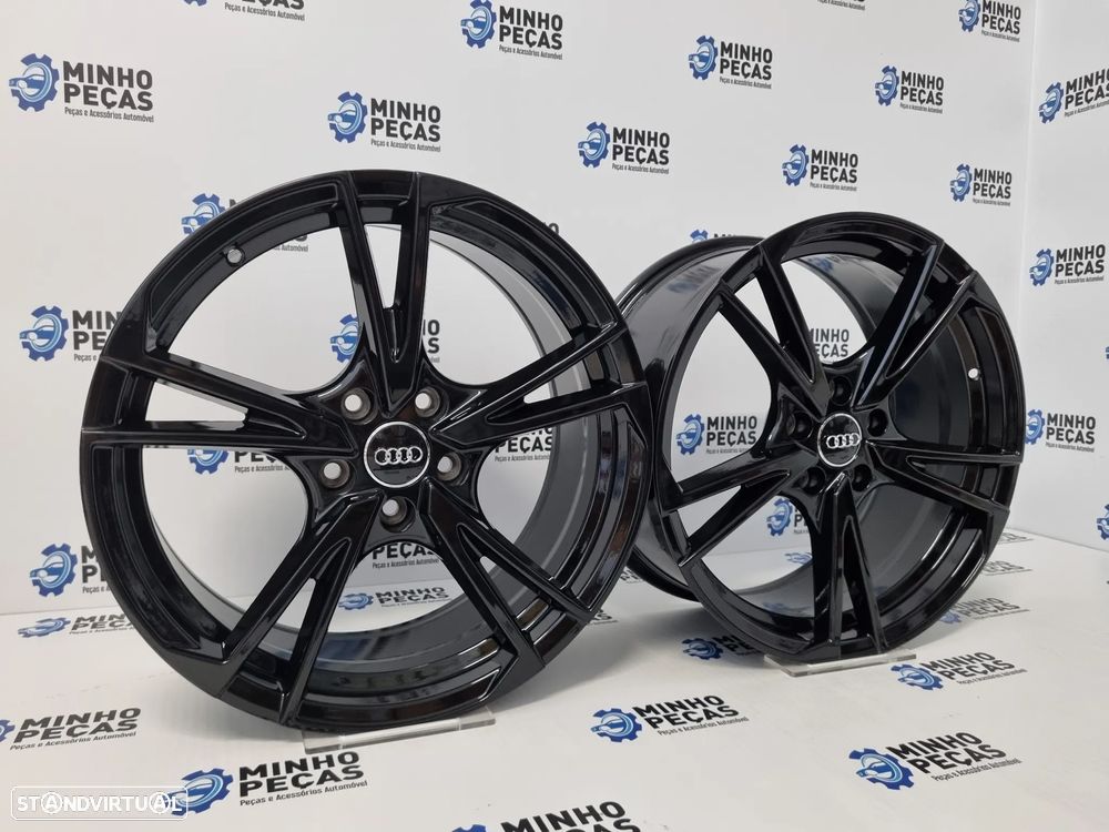 Jantes Audi A5 S5 em 18 Preto Brilho (5x112) - 2