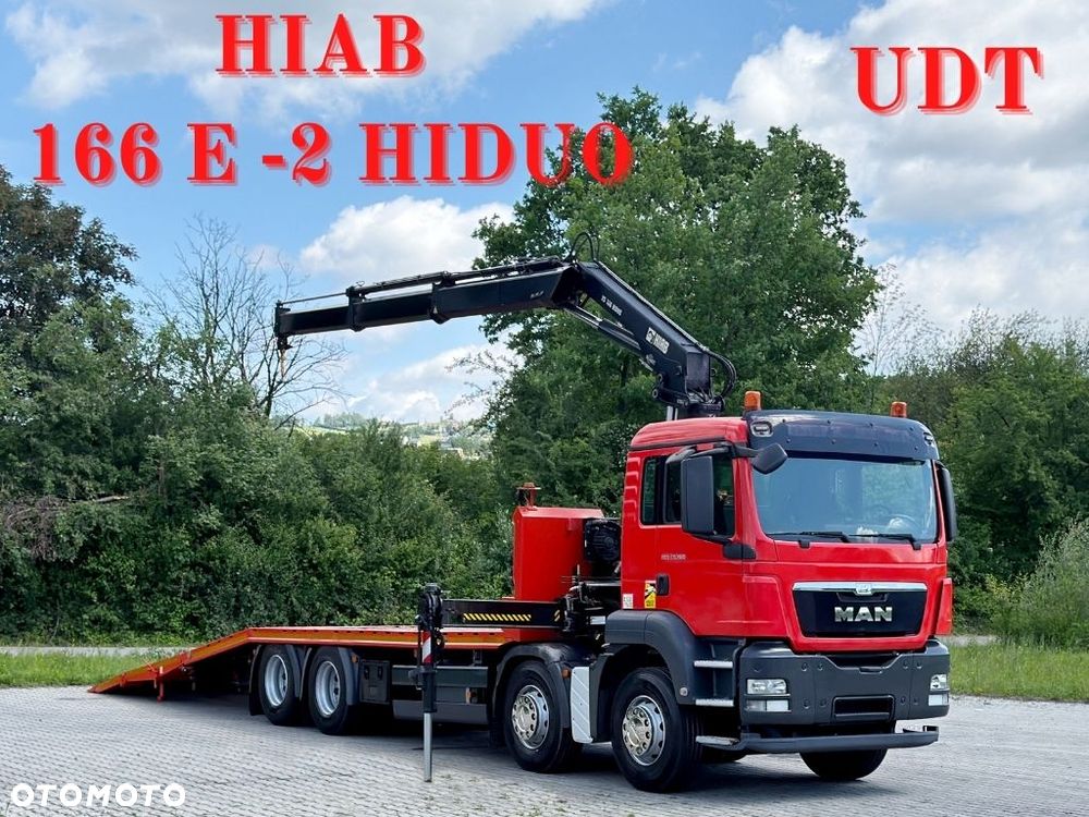 MAN TGS 35.360 * LAWETA 7,80 m * HIAB 166 E - 2 HIDUO + PILOT * STAN BDB - 1