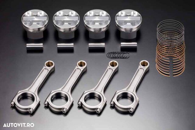 Piston cu segmenti, biela, set garnituri motor perkins 4.108 - 1