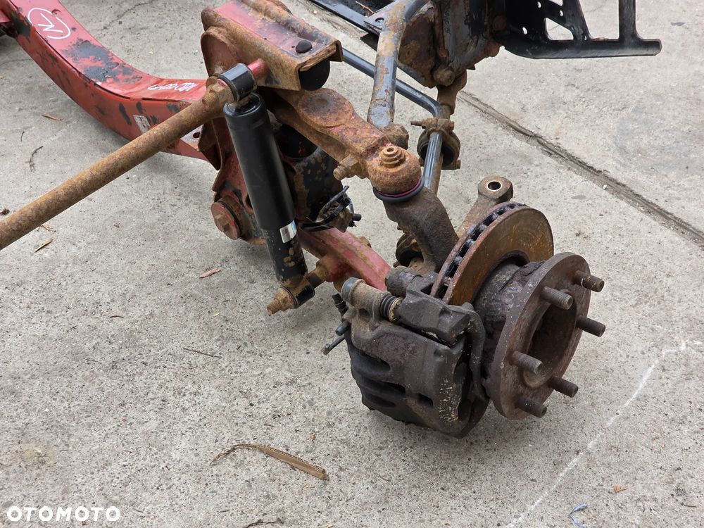 IVECO DAILY 06-14 BLIŹNIAK KOŁYSKA SANKI WÓZEK ZAWIESZENIE PRZOD TRAWERS 1L - 7