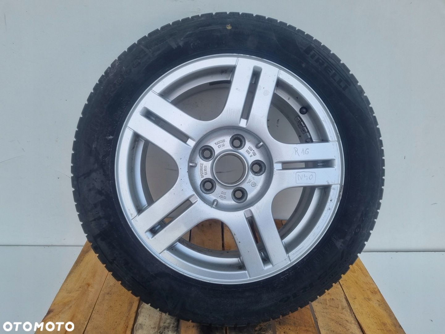Passat B5 FELGA ALUMINIOWA KOŁO ZAPASOWE zapas 205/65 R16 5x112 3B0601025G - 1