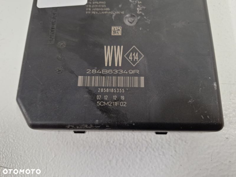 RENAULT SCENIC IV 4 MEGANE IV 4 MODUŁ STEROWNIK BCM BCI 284B63349R - 5