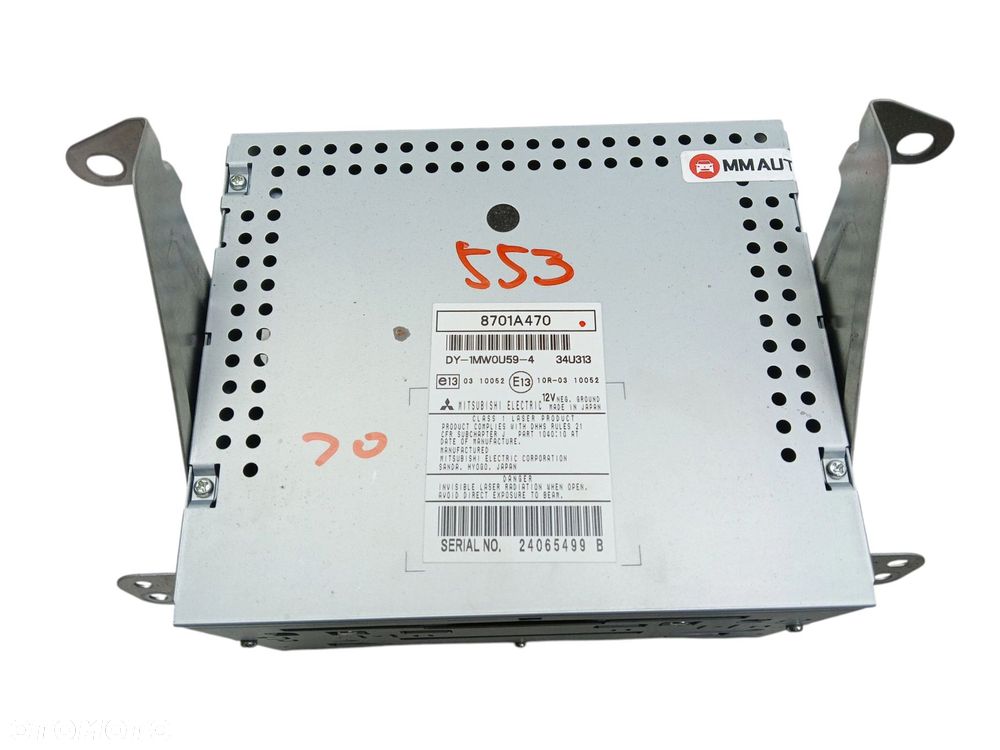 RADIO MITSUBISHI ASX (2010-2012) 1.8 DI-D 150KM 8701A470, 8002A920 - 2
