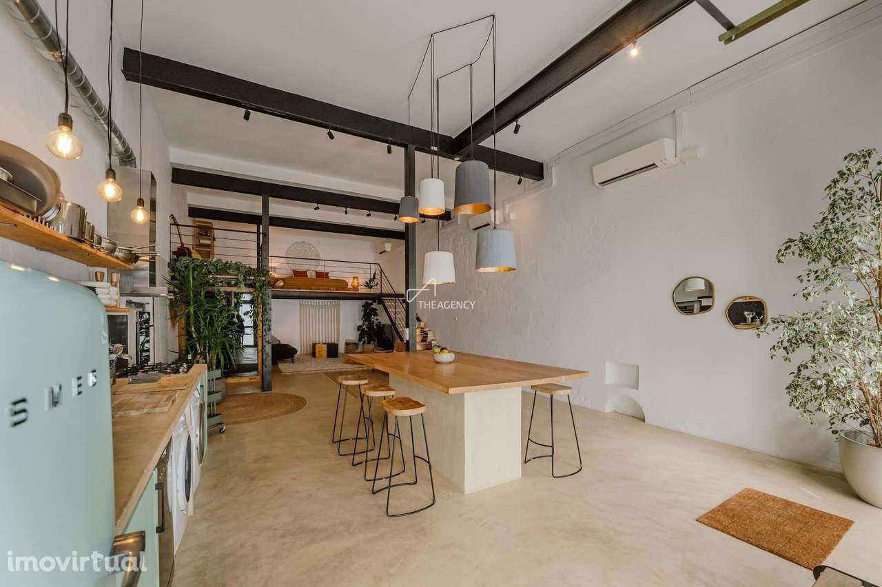 Loft Industrial-Chique: Espaço e Luz em Santa Apolónia - Grande imagem: 2/32