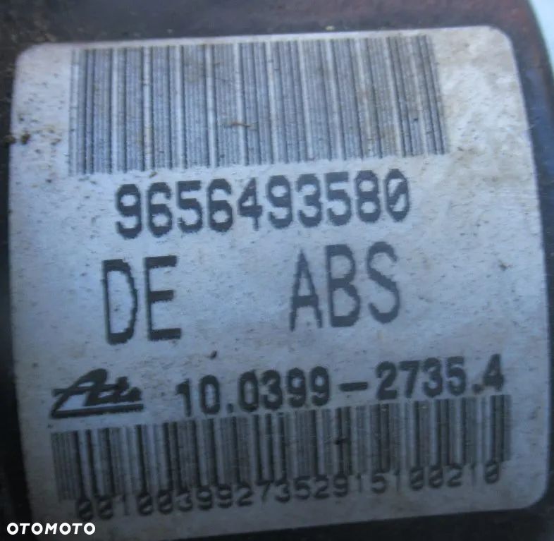 citroen c3 pluriel 1.4 pompa abs 9656493580 - 3