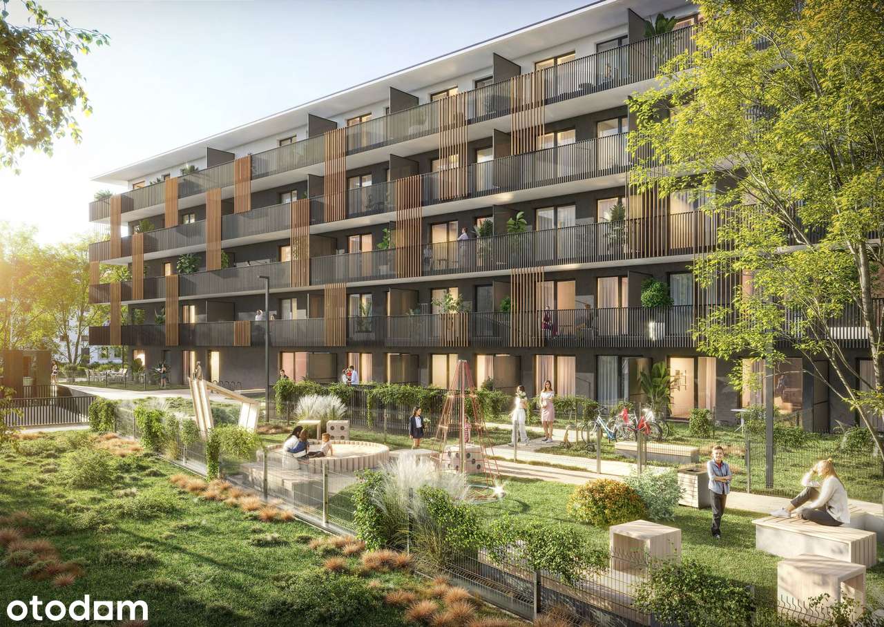 2-pokojowe mieszkanie 43m2 + balkon Bezpośrednio