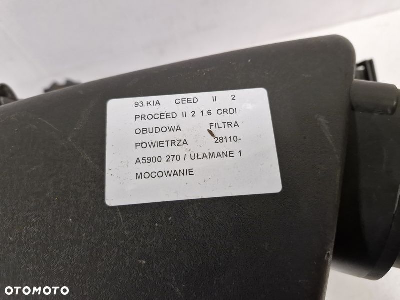 kia ceed 2 ii proceed 2 ii obudowa filtra powietrza 28110-a5900 - 3