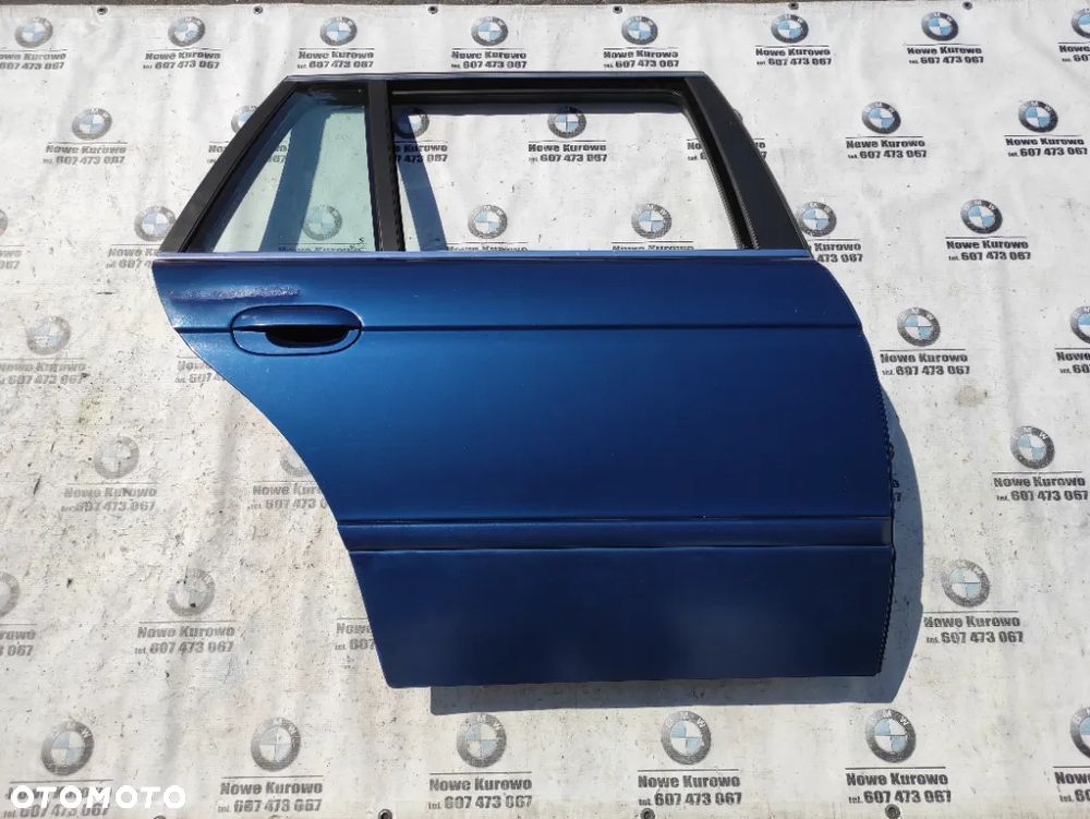 BMW E39 Kombi drzwi tylne tył prawe Topasblau metallic - 2