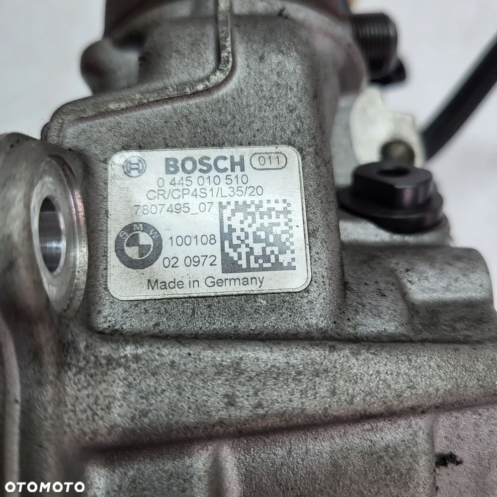 BMW 5 E61 N47D20C UKŁAD PALIWOWY POMPA LISTWA WTRYSKI PRZEWODY 7809129 7807495 7805428 - 8