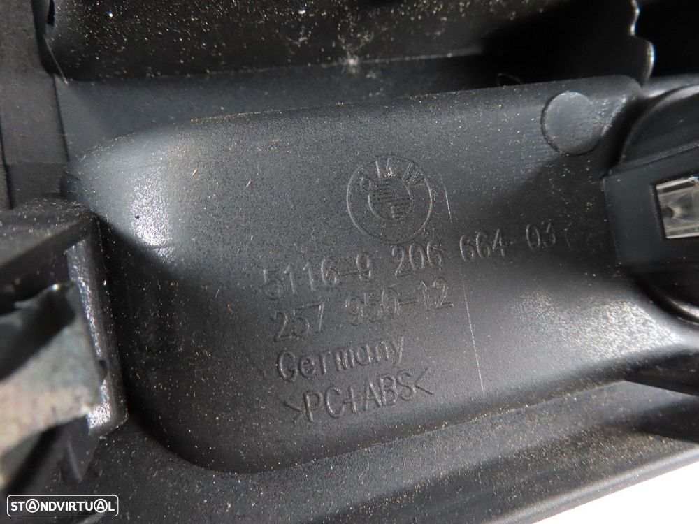 Grelha da Sofagem Consola Central Trás Seminovo/ Original BMW 5 Gran Turismo (F0... - 3