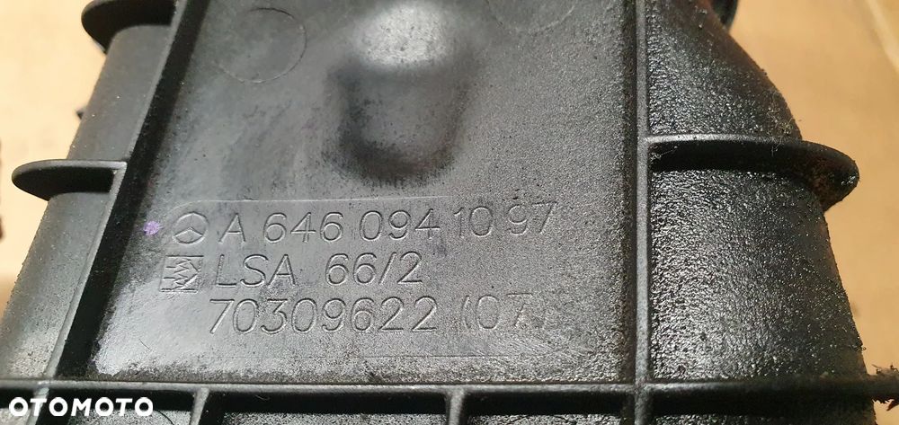 Rura dolot przewód powietrza kolanko Mercedes Klasa E W211 2.2 CDI A460941097 - 6