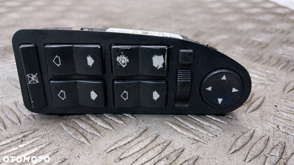 PANEL STEROWANIA SZYB  BMW E39 520D 6904301 PRZEŁĄCZNIK LUSTEREK - 1