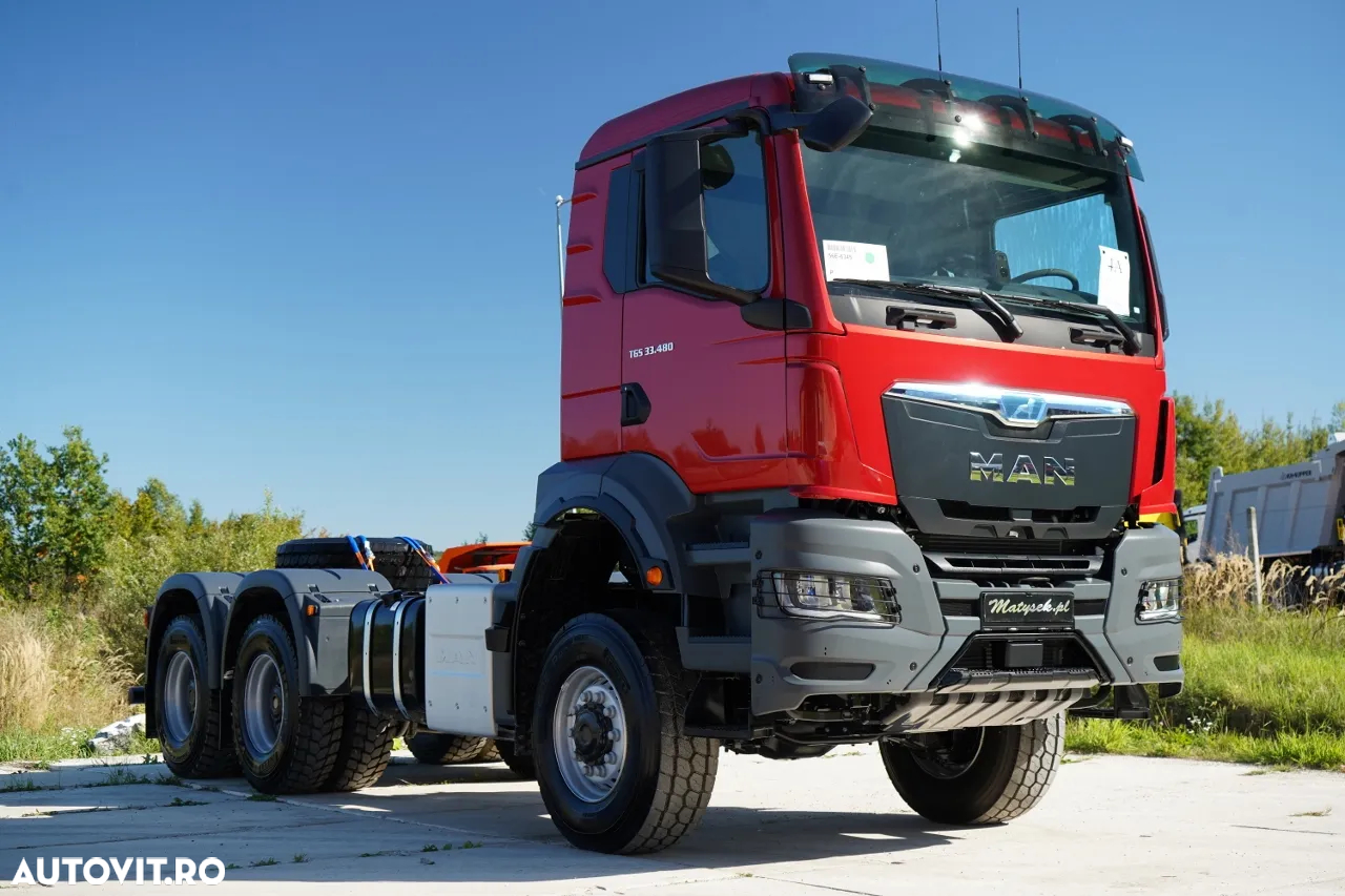 MAN TGS 33.480 / 6x6 / CONSTRUCȚIE / NOU-NOUȚ 2025 - 5