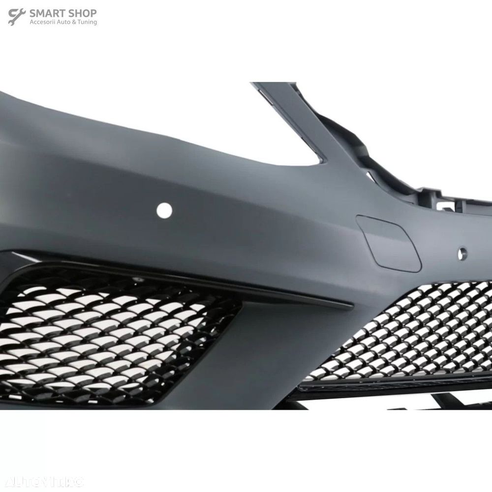 Pachet Exterior cu Grila Centrala Negru Lucios Mercedes S-Class W222 ( - 5
