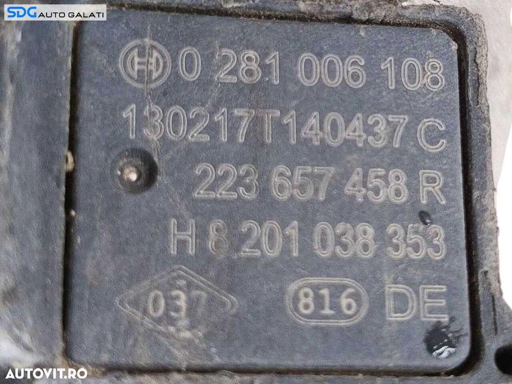 Galerie Aer Suport Tub Conducta cu Senzor Presiune Aer Renault Scenic 3 1.5 DCI 2009 - 2016 Cod 0281006108 223657458R H8201038353 170741R [LR2027] - 4