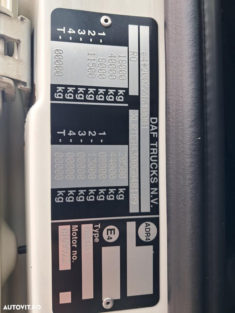 DAF XF FT 460 SC AUTOMAT EURO 6 RETARDER - 29