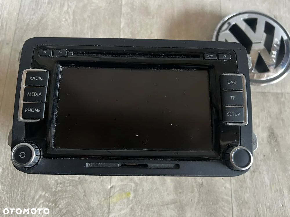 RADIO RADIOODTWARZACZ CD NAVI NAWIGACJA 3C8035195H VW TIGUAN I 5N LIFT - 3