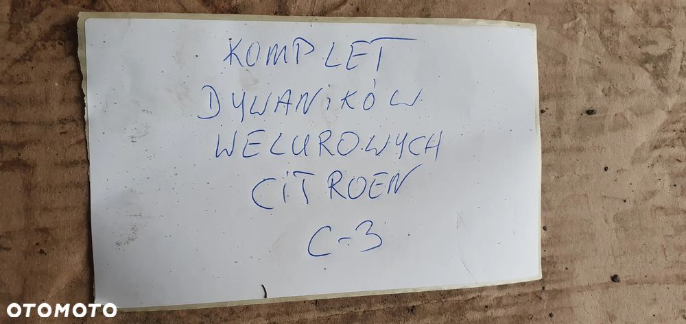 Dywaniki wycieraczki wykładziny Citroen C3 II - 15