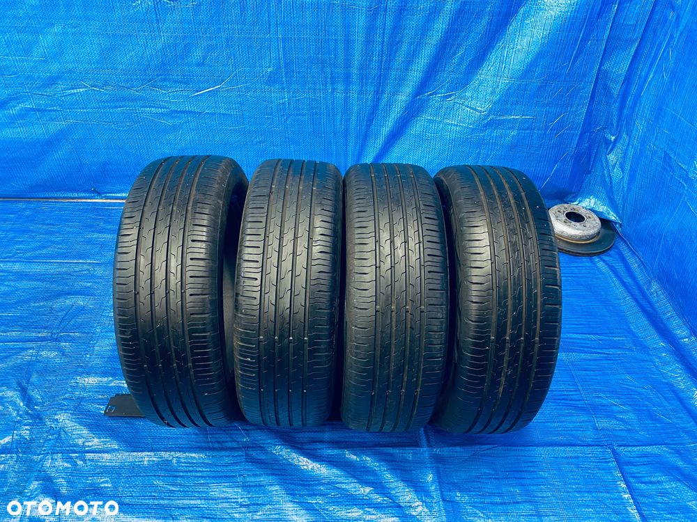 OPONA 17 OPONY LETNIE LATO KOMPLET OPON 4SZT CONTINENTAL ECOCONTACT 6  205/55R17 91V BIEŻNIK 5,3mm ROCZNIK 2021 - 1
