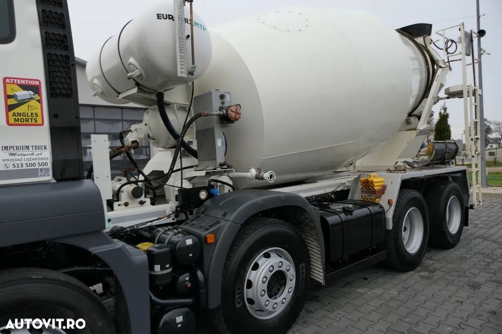 MAN TGS 32.420 / 8x4 / BETONIERĂ / MIXER 9 M3 / EURO 6 - 11