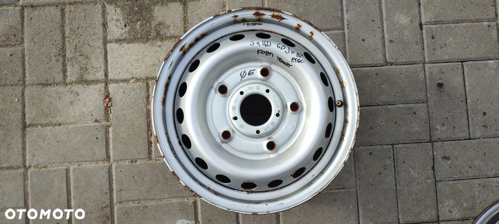 FELGI STALOWE 5x160 6,5Jx15 CALI ET60 FORD TRANSIT CUSTOM KOMPLET - 1