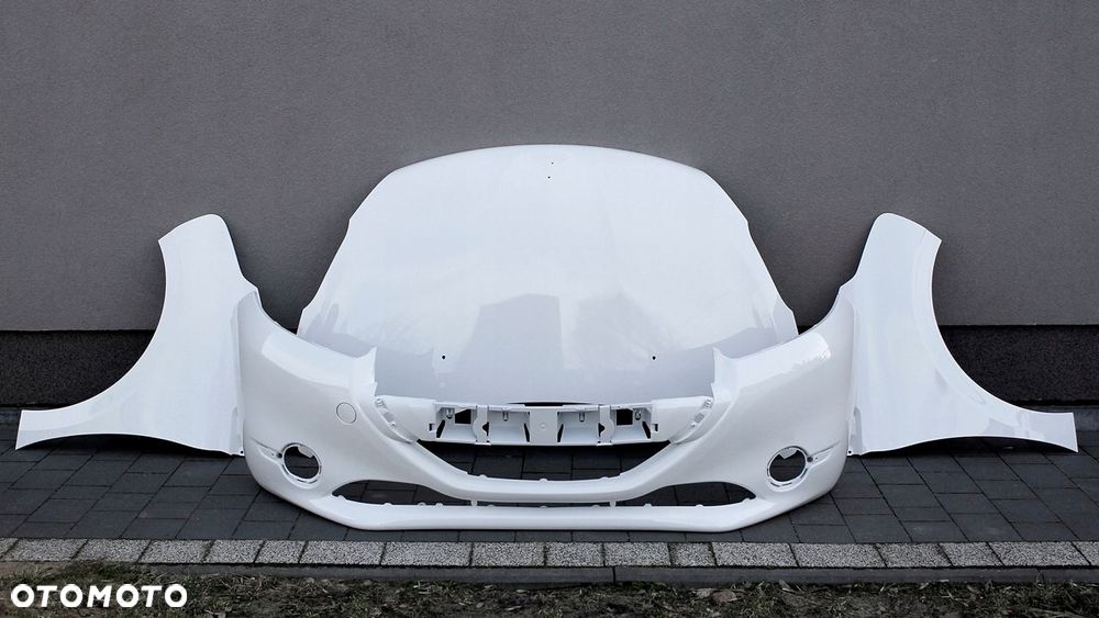 MASKA POKRYWA SILNIKA PEUGEOT 208 LIFT 15-19 KOLOR BIAŁY EWP EWPB - 7