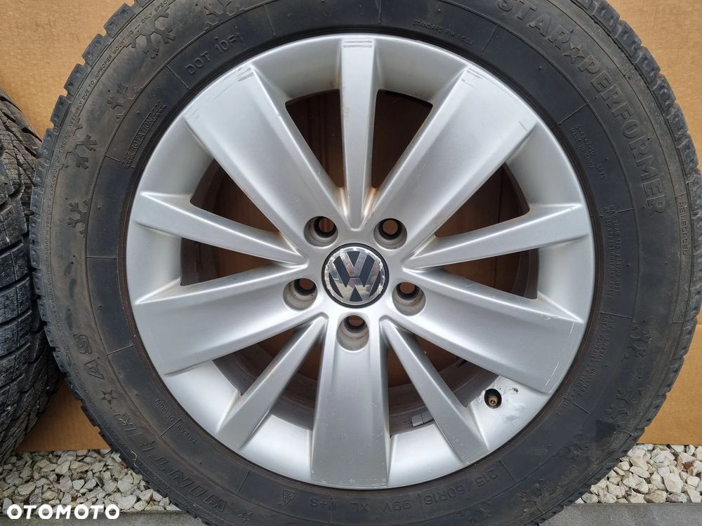 VW SHARAN II ALAHAMBRAII ALUFELGI FELGI 16 5X112 6,5J ET33 ORGINAŁ 7N0601025A - 4