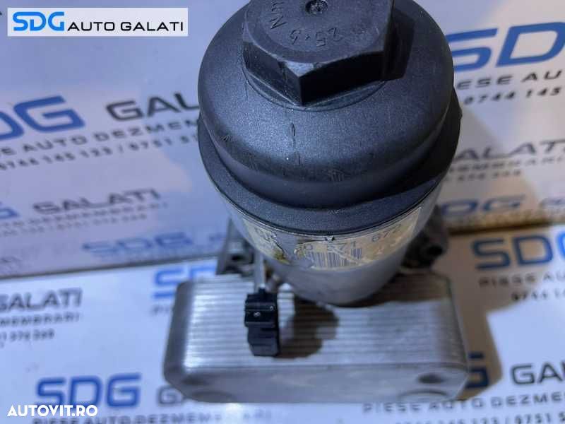 Suport Corp Carcasa Filtru Radiator Termoflot Ulei Opel Vectra C 2.2 DTI 2002 - 2008 Cod 90571672 - 3