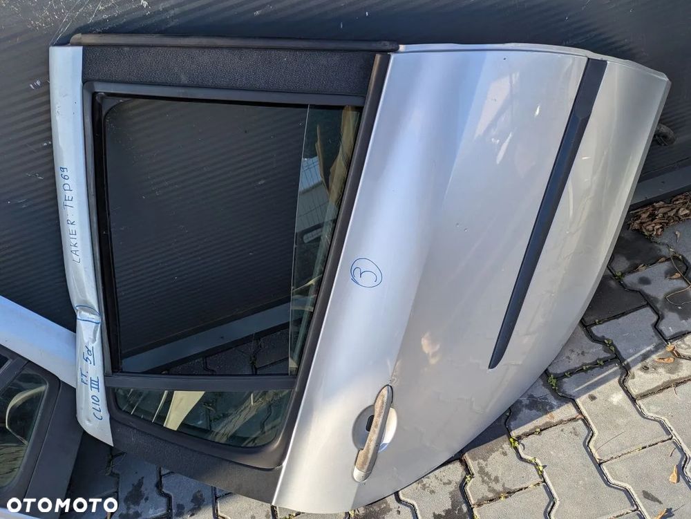 RENAULT CLIO III DRZWI / ZDERZAK / KLAPA / MASKA / BŁOTNIK 185 błotnik - 4