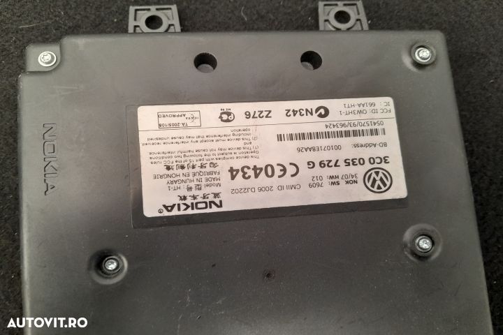 Modul Bluetooth 3C0035729G 3C0035729G Volkswagen VW Passat B6 [2005 - - 4