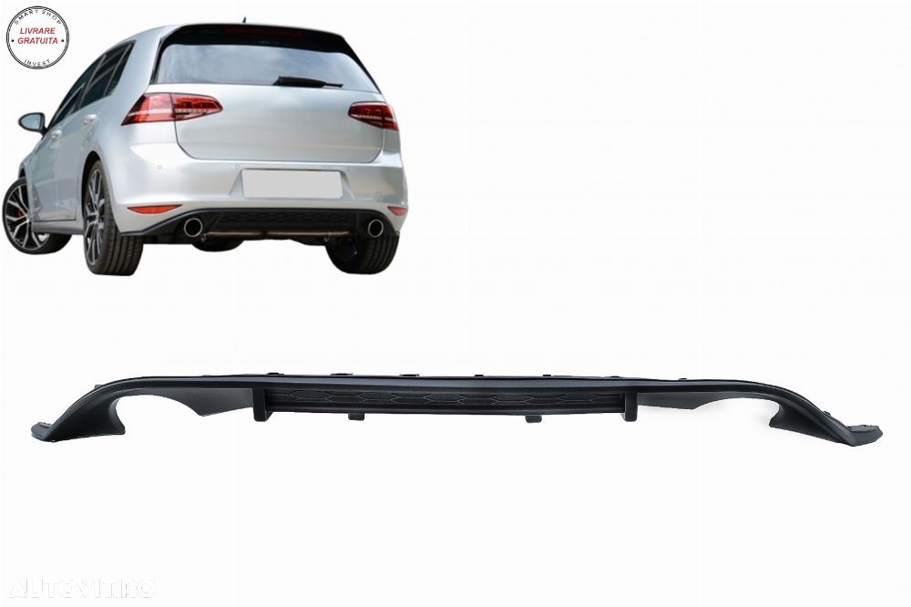 Difuzor Bara Spate VW Golf 7 VII (2013-2016) GTI Design- livrare gratuita - 8