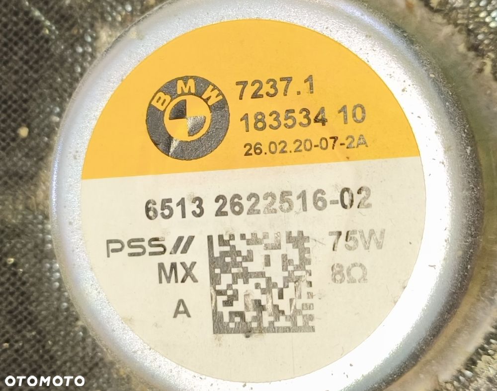 BMW X5 G05 20r GŁOŚNIK HARMAN  LEWY PRZÓD 2622516 - 2