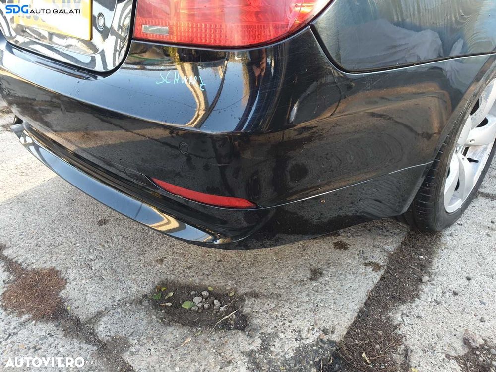 Bara Spoiler Spate cu Senzori Parcare BMW Seria 5 E60 2003 - 2010 Culoare 668/9 Schwarz 2 [C2238] [RAFT] [Depozit] - 2