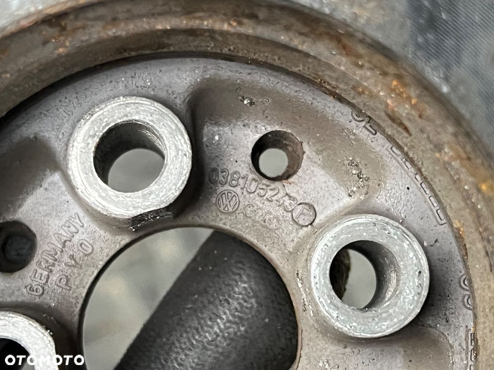 AUDI A4 B6 A6 C5 PASSAT B5 FL 1.9 TDI KOŁO PASOWE WAŁU KORBOWEGO 038105243F ORYGINAŁ - 4