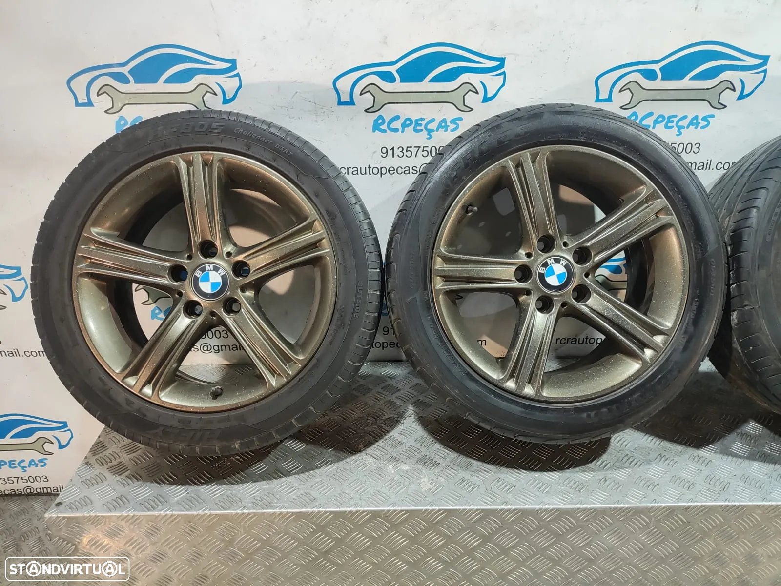- Jantes 17 Polegadas Originais BMW Style 393 - 5x120 - 36116796242 | 6796242 - F20 | F21 | F30 | F31 | F32 | F33 | F36 - 8