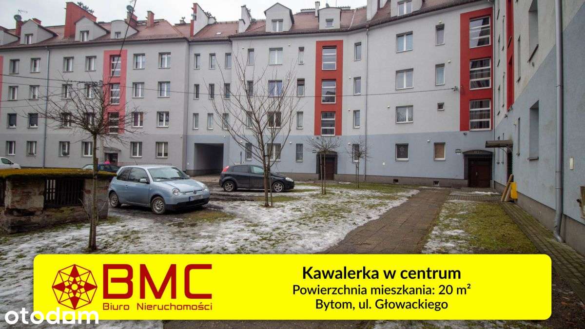 Kawalerka w centrum - Bytom pow. 20m/2, I piętro