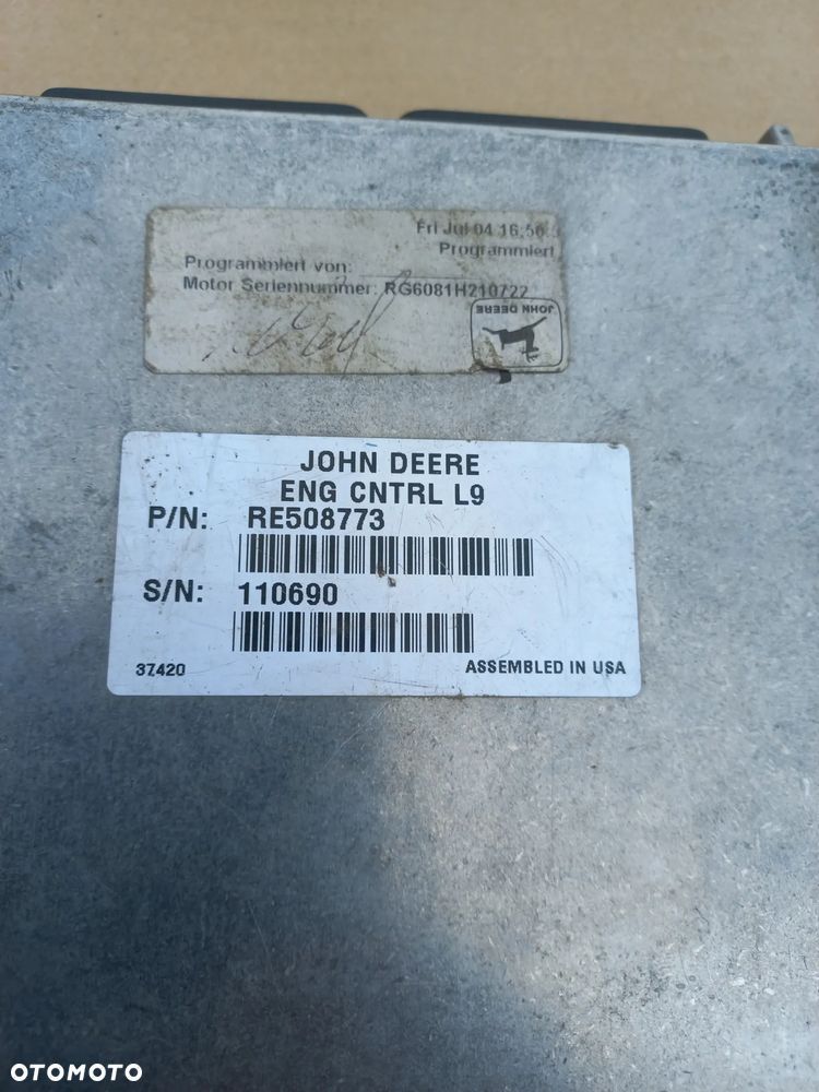 Sterownik silnika sisu diesel EEM,valtra,case,steyr,cvx,cvt,836864403,fendt, G339970070024,JOHN DEERE,L9,RE508773,CENTRL,komputer. - 8