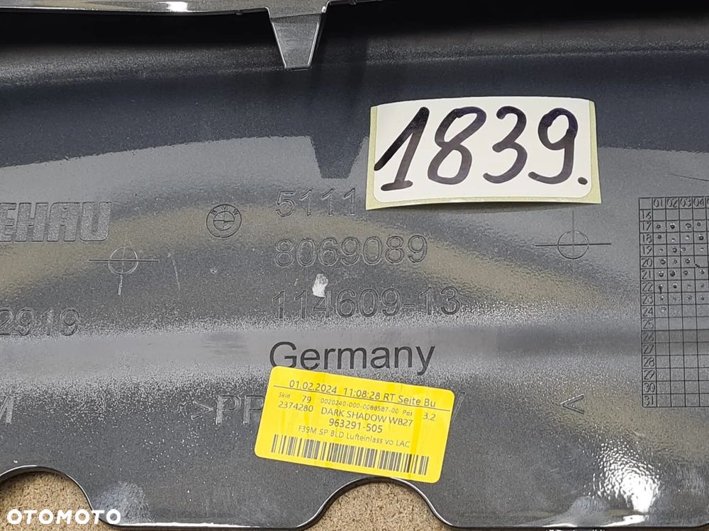 BMW X2 F39 M-PAKIET SPOILER DOKŁADKA ZDERZAKA PRZÓD 8069089 - 7
