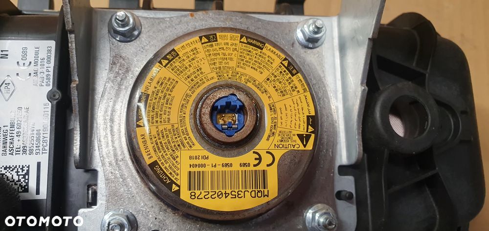 Poduszka Airbag pasażera Renault Trafic III Vivaro B 985255141R 93458604 - 6