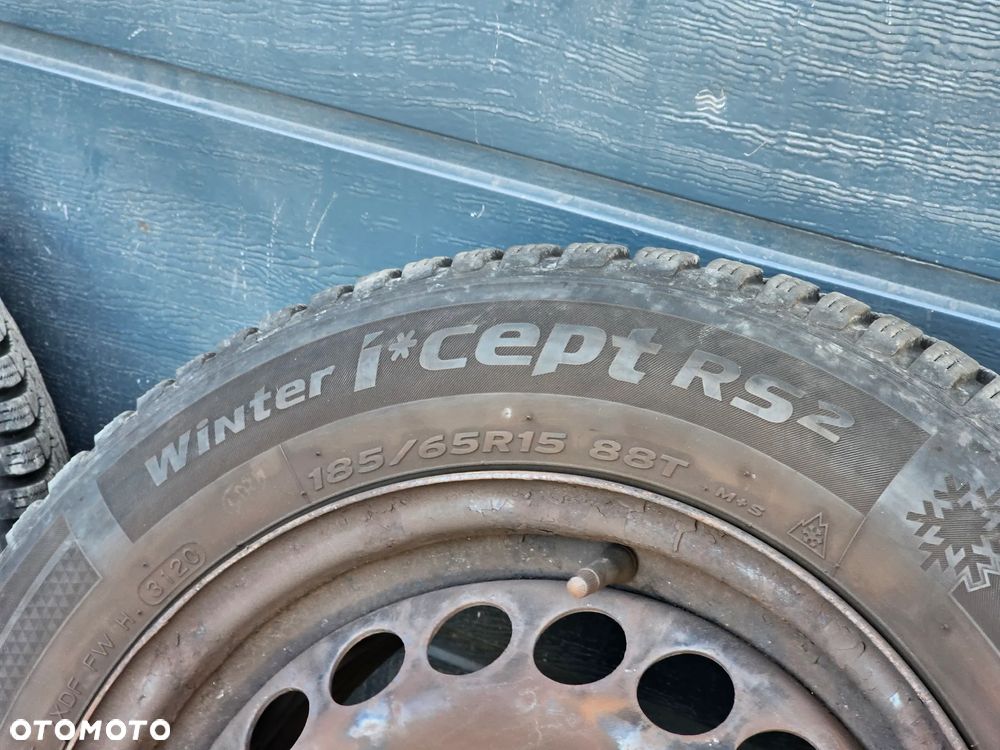 KOŁA FELGI STALOWE OPONY ZIMOWE MICHELIN 185/65 R15 5x110 ET39 OPEL ASTRA G H MERIVA A CORSA C D - 10