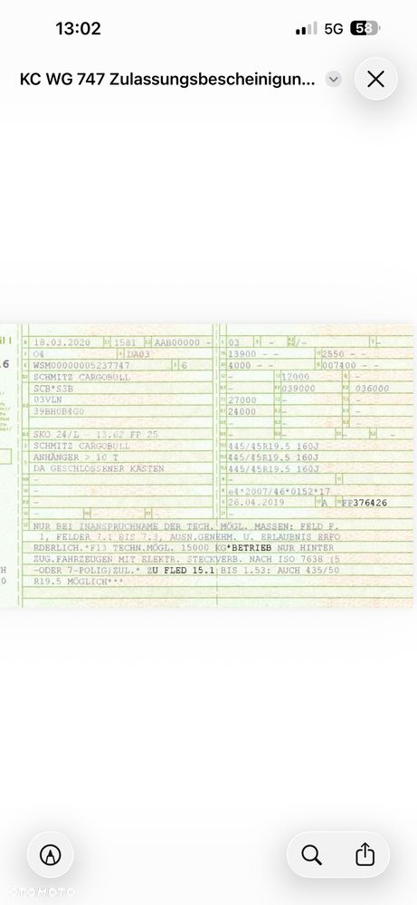 Schmitz Cargobull SCB-S3B , - 19