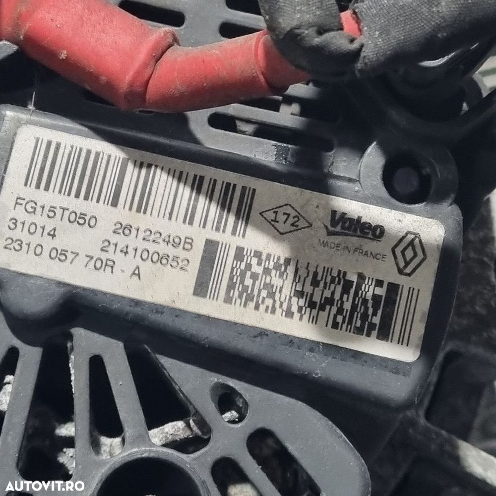 Alternator Dacia Duster Facelift 1.5 Dci 2014 - 2017 109CP 1461CC K9K Euro5 (1438) ... - 4