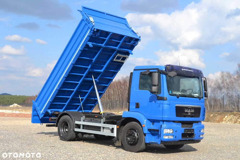 MAN TGM 18.290 18.340 Nowy 3-stronny WYWROT Kiper Wywrotka Manual Klima Blokada mostu TGL Axor Antos TGS - 5