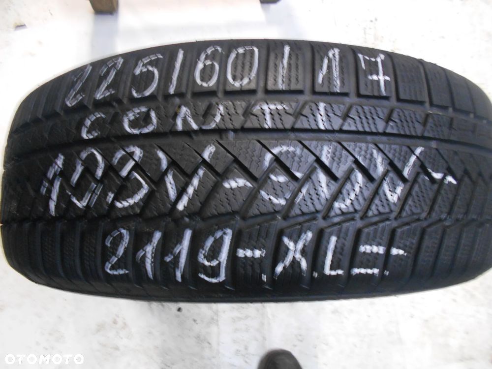 OPONA POJEDYNKA 225/60R17 CONTINENTAL WINTER CONTACT TS 850P XL SUV DOT 2119 7MM - 1