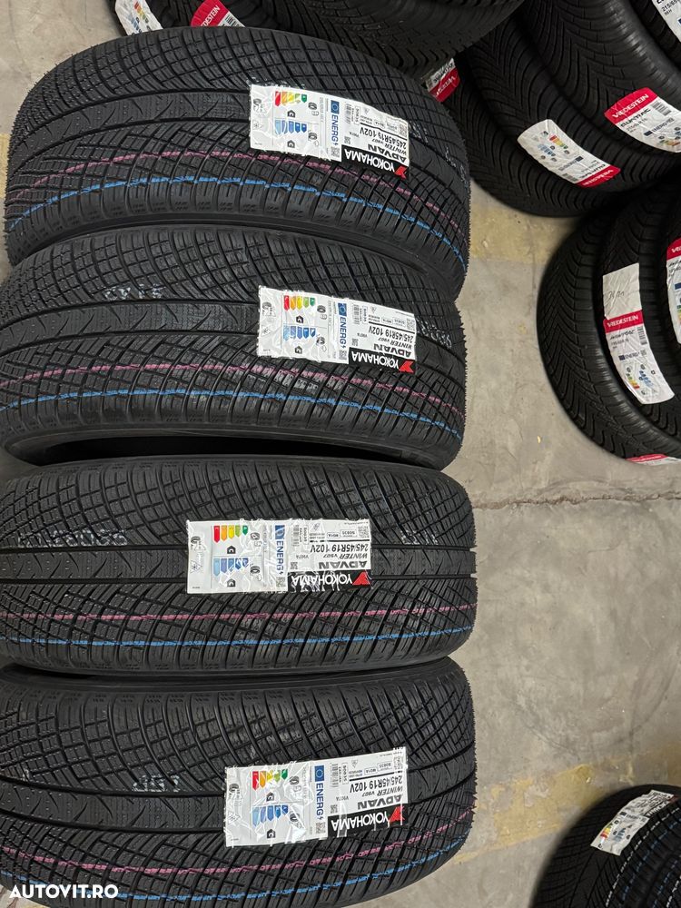 Vând 4 anvelope 245/45/19 Yokohama de iarnă noi M01 - 1