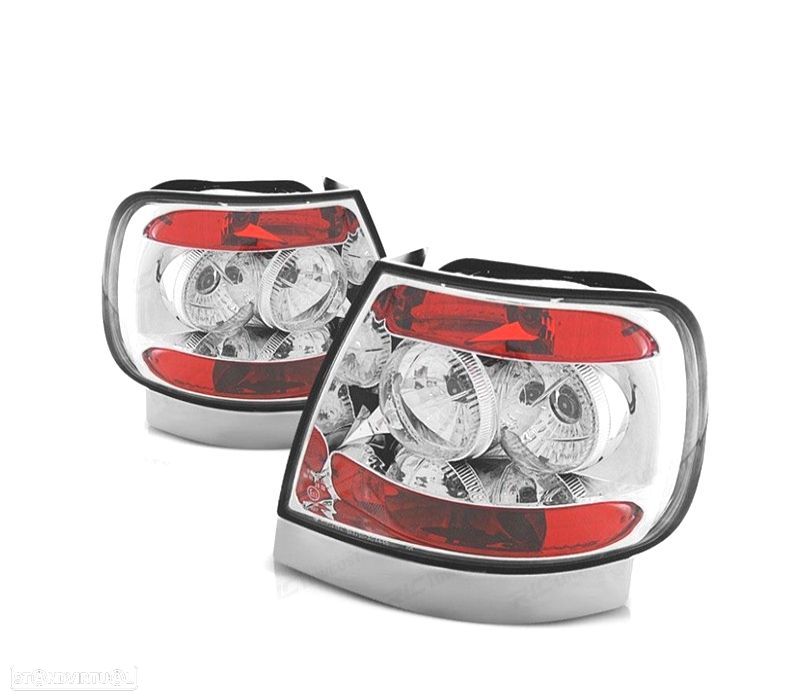 FAROLINS PARA AUDI A4 B5 94-99 CROMADO - 1