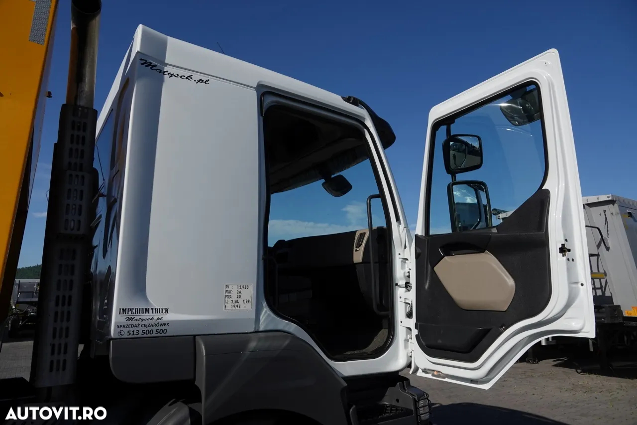 Renault KERAX 450 / 6x4 / BASCULATOR / HYDROBORTA / BORDMATIC / MANUAL / IMPORTAT - 37