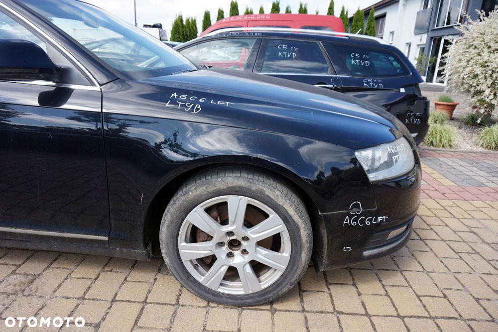 MASKA ZDERZAK BŁOTNIKI LAMPY A6 C6 LIFT LY9B  AUDI 2008-2011 CZARNY PRZÓD KOMPLETNY - 14