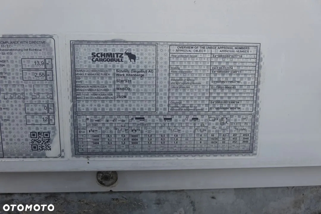 Schmitz Cargobull FIRANKA / VARIOS / OCYNK / OSIE SCHMITZ / NOWE PLANDEKI / DACH PODNOSZONY - 33