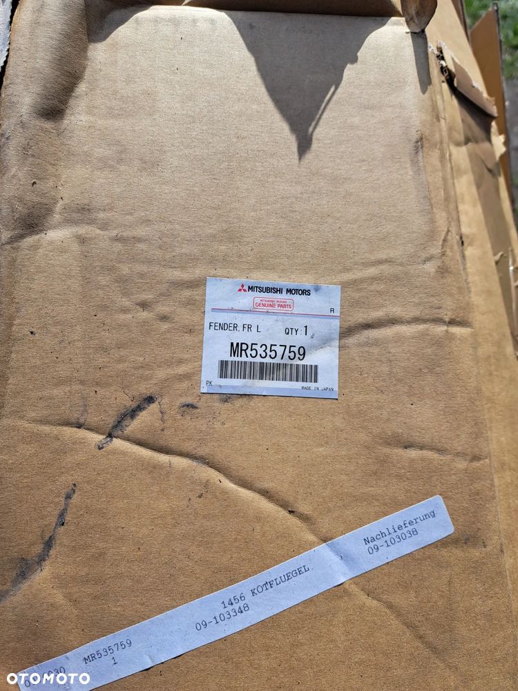 błotnik przedni lewy Mitsubishi Pajero III Montero MR535759 błotnik lewy przód przedni Mitsubishi Pajero III  Montero III Nowy Oryginał - 7